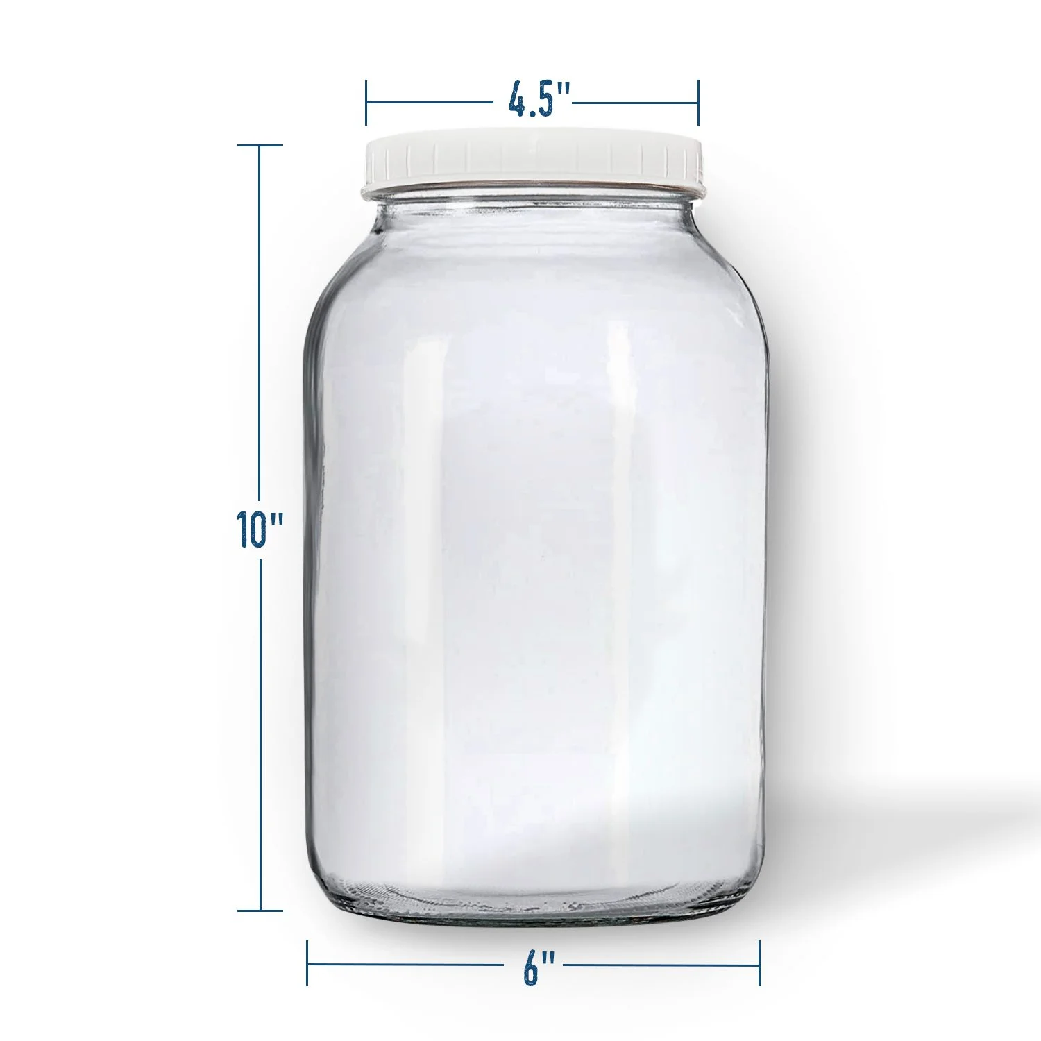 Kombucha brewing gallon glass jar fermenter