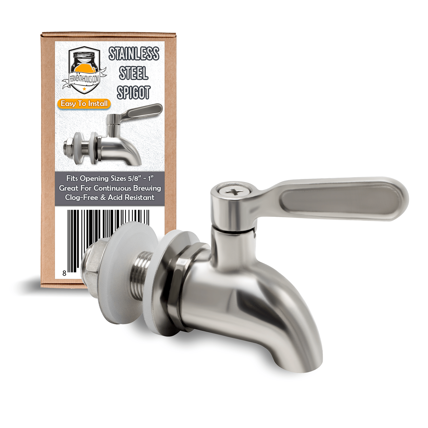 STAINLESS STEEL SPIGOT FOR CONTINUOUS BREW KOMBUCHA