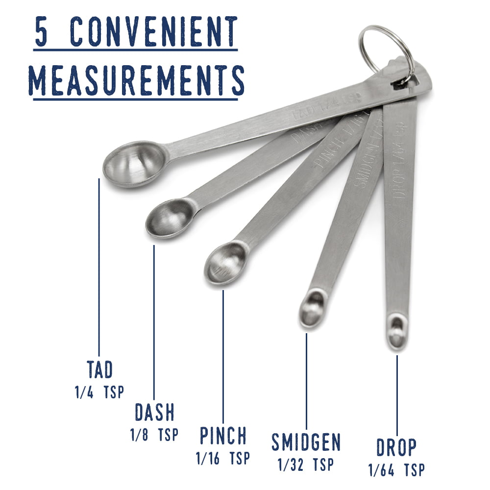 A tad, a smidgen, a pinch, or a dash? : r/Cooking