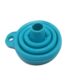 Collapsible Silicone Blue Funnel
