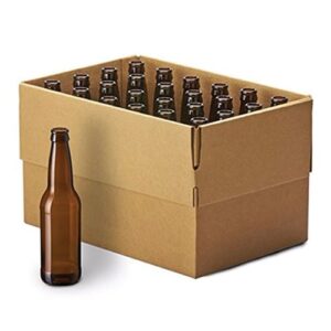 Case of 24 - 12 oz Brown Beer Bottles