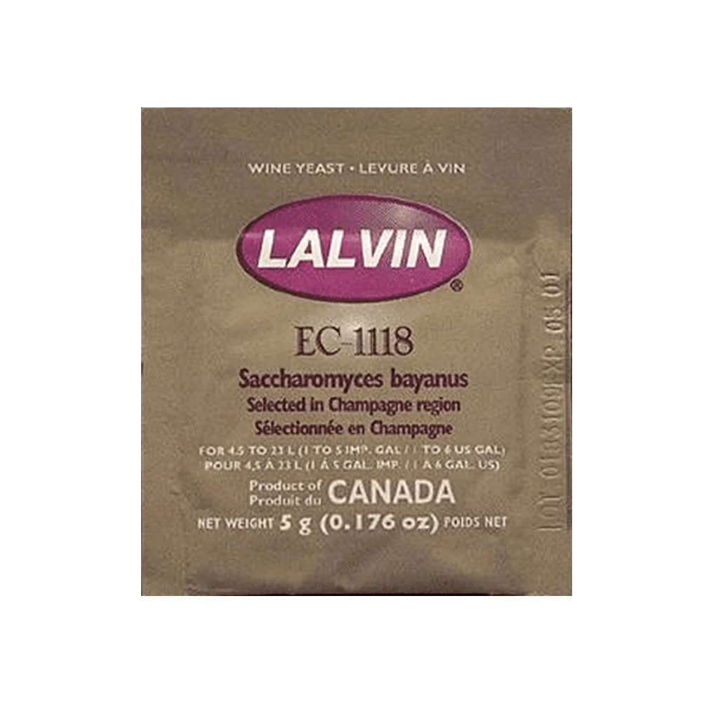 EC-1118 Lalvin Active Freeze-Dried Wine Yeast