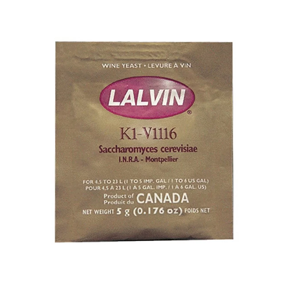 K1-V1116 Lalvin Active Freeze-Dried Wine Yeast