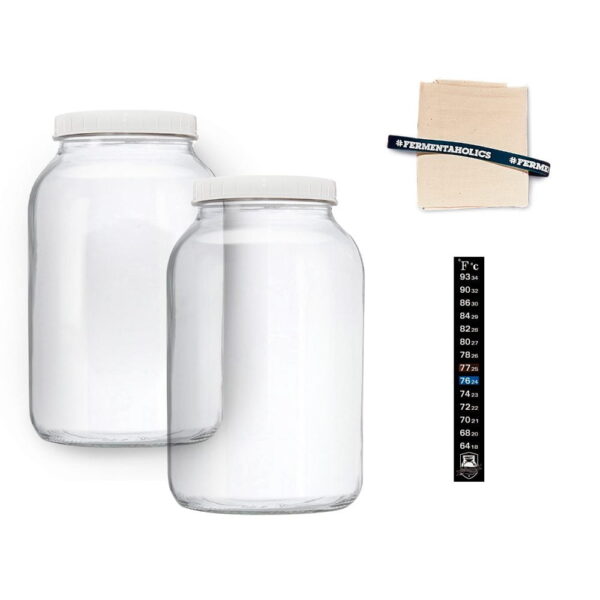 Two Pack Gallon Glass Brewing Jars 1000 x 1000