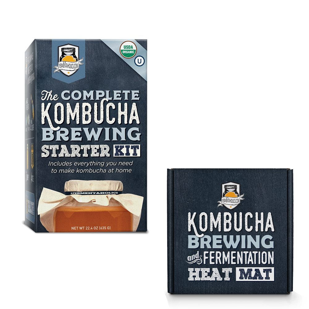 Complete Kombucha Brewing Kit + Heat Wrap