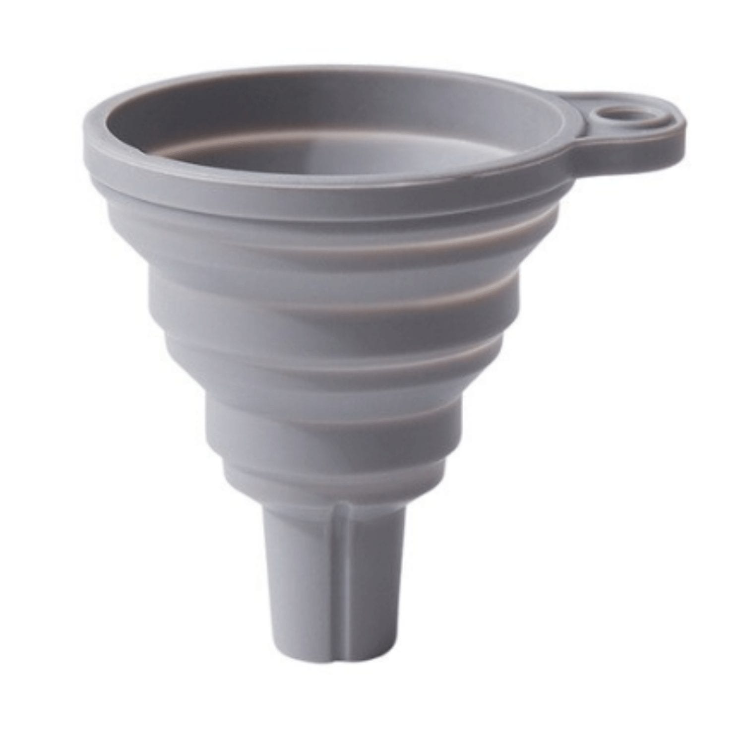 Gray Collapsible Silicone Funnel
