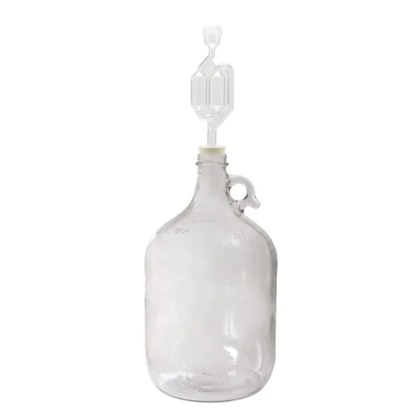 One Gallon Glass Jug With S-Airlock