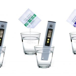 pH Meter With Buffer Solution Powders