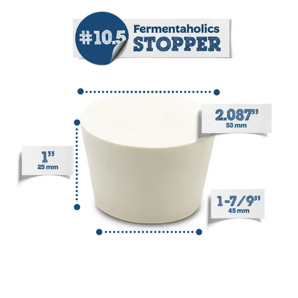 #10.5 Solid Rubber Stopper