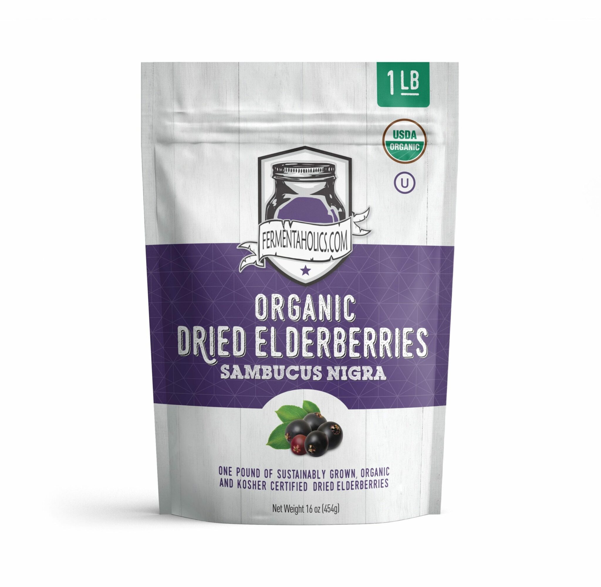 Organic Dried Elderberries Elderberry Syrup, Tea, Kombucha, & More