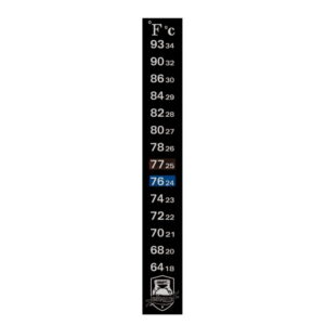 Adhesive Temperature Strip for Fermenters