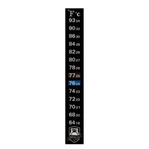 Adhesive Temperature Strip for Fermenters