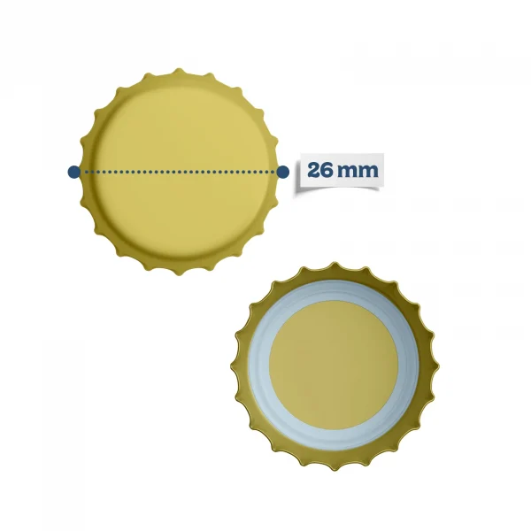 Bottle Cap Gold