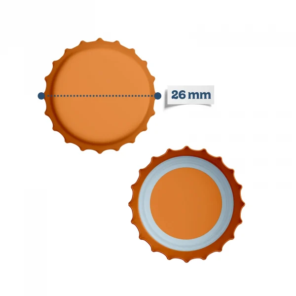 Bottle Cap Orange