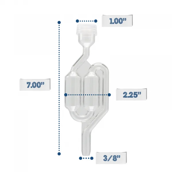 S-Airlock for Gallon Lid