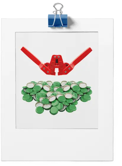 Green Bottle Caps For Home Brewing