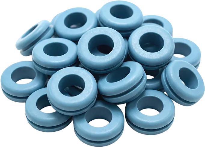 Light Blue Rubber Grommets 20 Pack