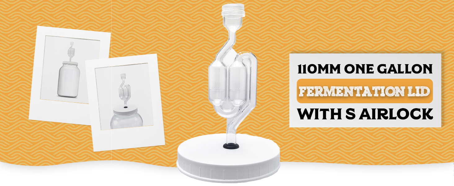 Fermentation Lid With S-Air Lock
