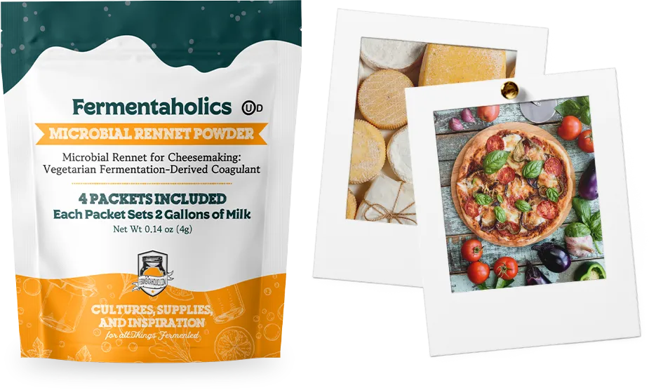 Microbial Rennet Powder - 4 Packets