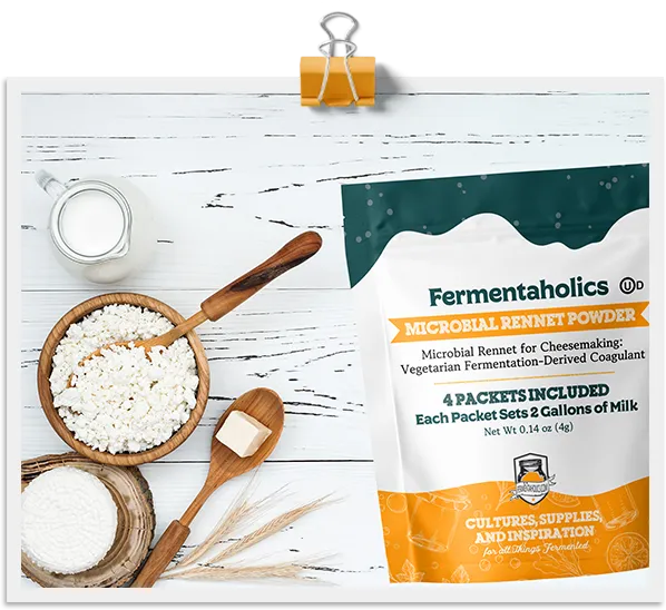 Microbial Rennet Powder 4 Packets