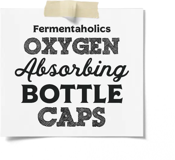 Oxygen Absorbing Orange Bottle Caps