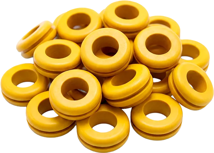Orange Rubber Grommets 20 Pack