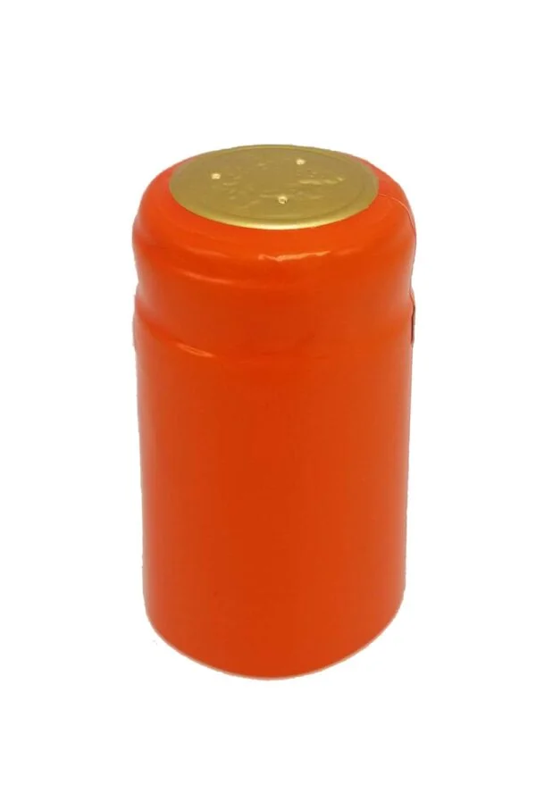 Orange Wine Bottle Pvc Shrink Caps