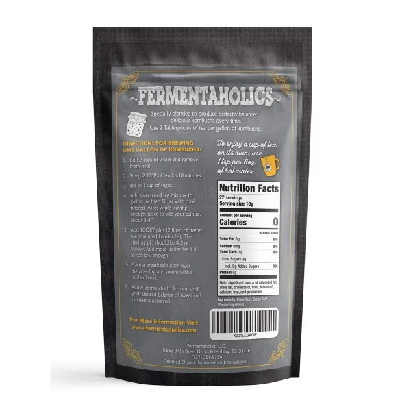 Organic Kombucha Tea Blend - 4oz