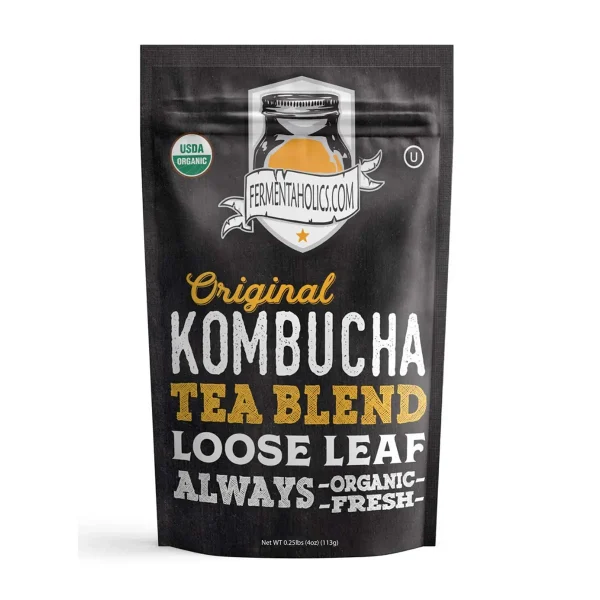 Organic Kombucha Loose Leaf Tea Blend - 4oz