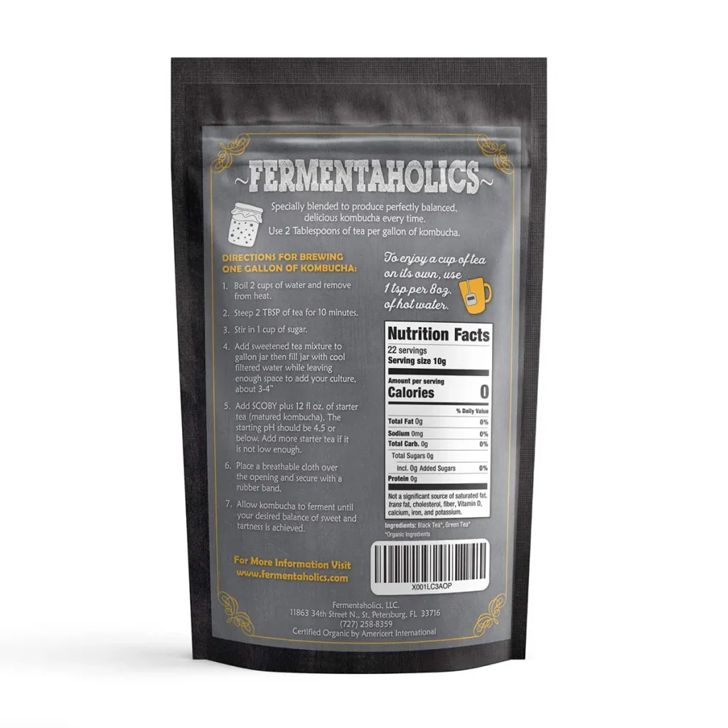 Organic Kombucha Tea Blend