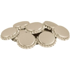 Silver Bottle Caps