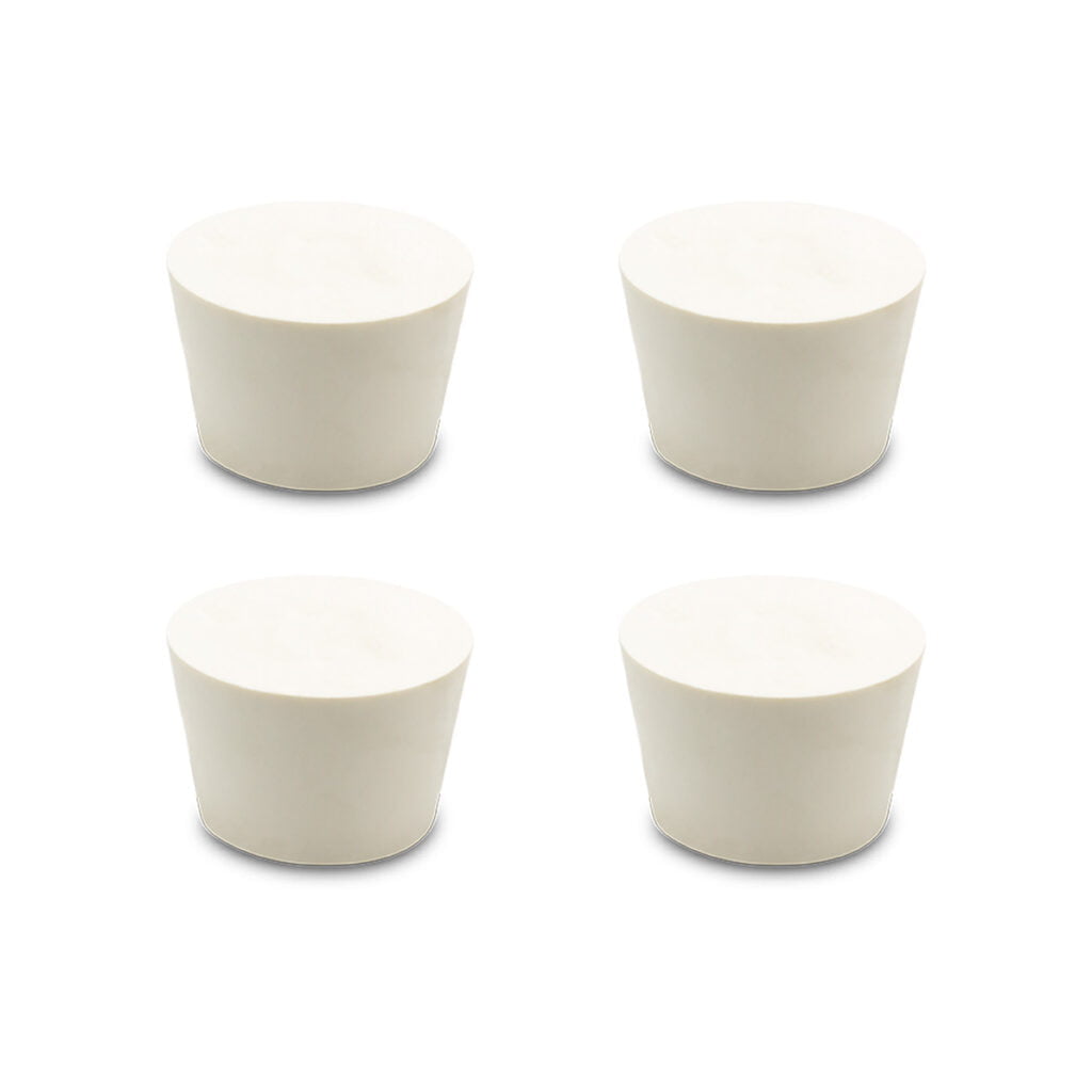 Solid Rubber Stopper - 4 Pack