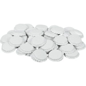 White Beer Bottle Caps