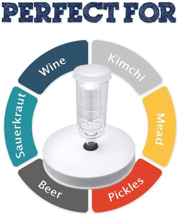 Fermentation Lid with Airtight 110mm Seal & Silicone Gasket