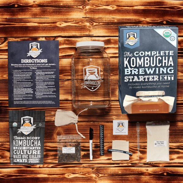 Complete Kombucha Brewing Kit. Great Value. Guaranteed Success.