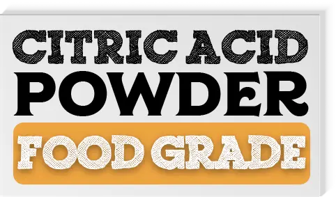 Food Grade Citric Acid Powder