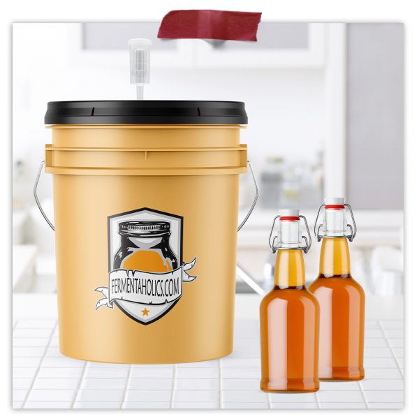 Clear Kombucha Glass Bottles
