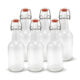 clear swing top bottles