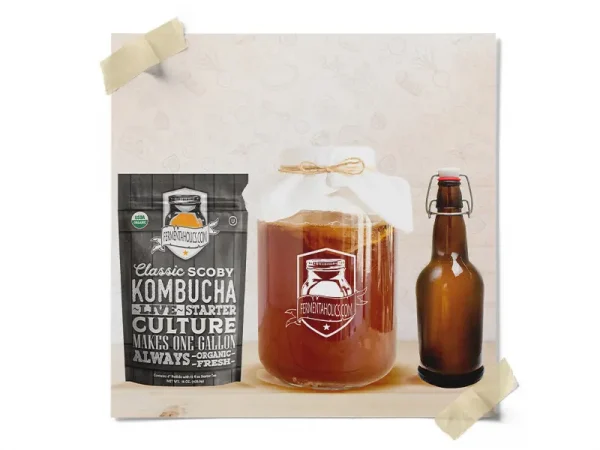Brown Kombucha Bottles