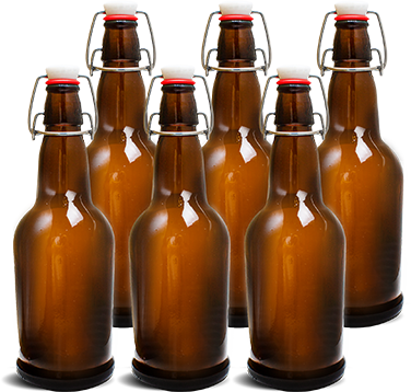 Swing Top Brown Bottles 6Pk