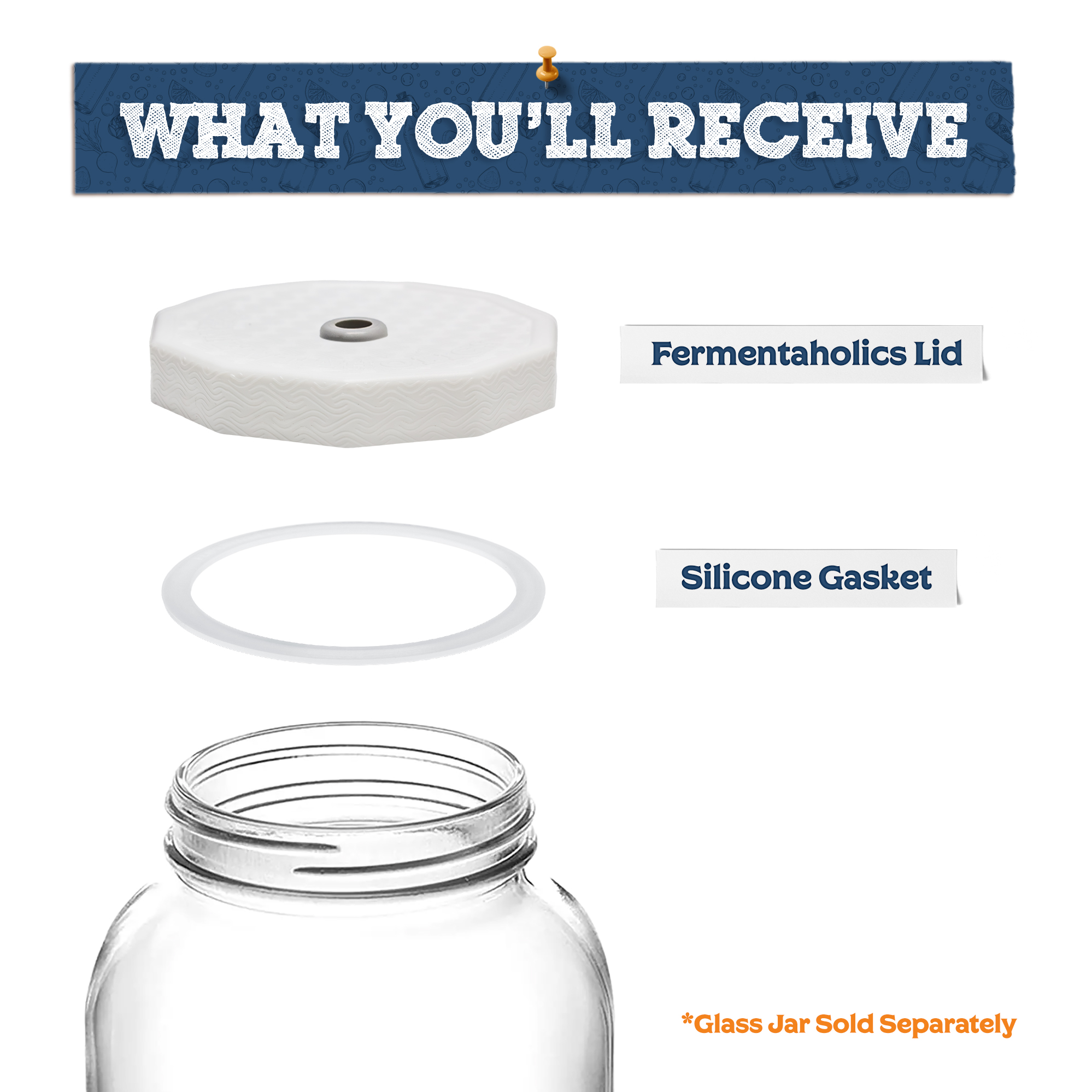 Gallon Jar Fermentation Lid