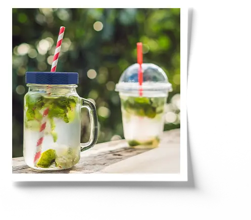 Fermentation Lids With 3 Piece Airlocks - 4-Pack