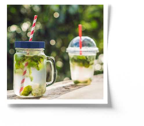 Fermentation Lids With 3 Piece Airlocks - 4-Pack