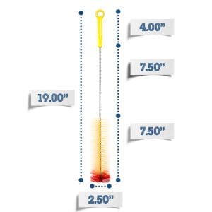 19-Inch Long Bottle Cleaning Brush