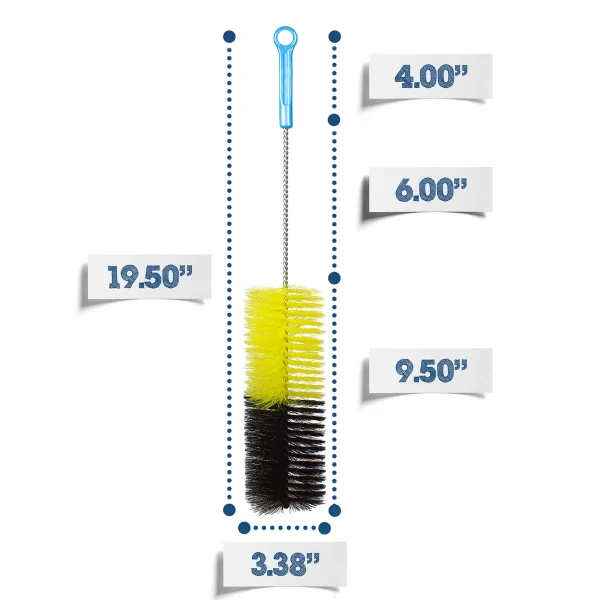 Yellow Bottle Cleaning Brush