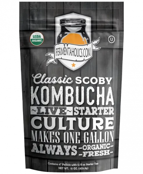 Classic Kombucha Scoby Live Starter Culture