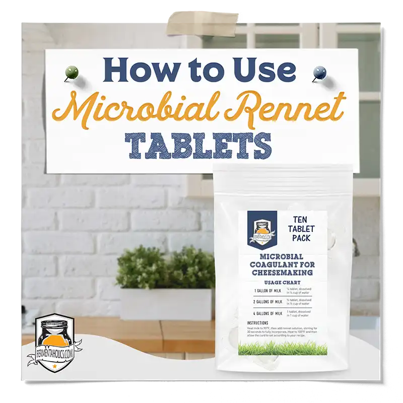 how to use microbial rennet tablets