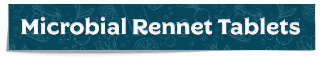 rennet tablets for cheese