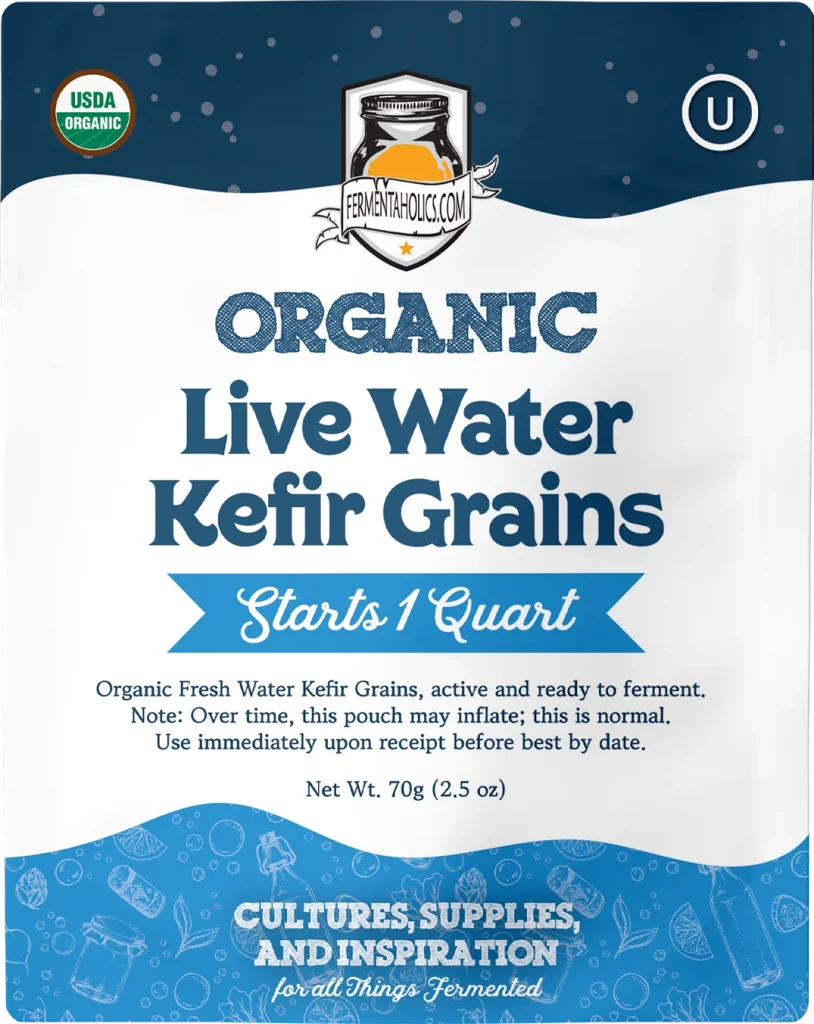 Organic Live Water Kefir Grains