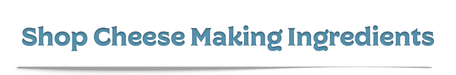 Shop Cheese Making Ingredients Blue